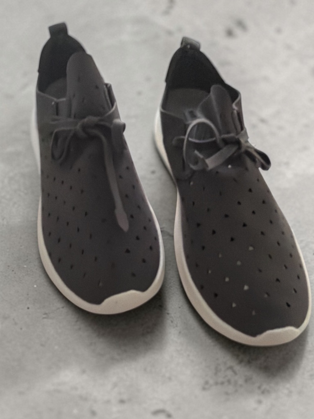 Not Rated Women's Grey Slip-On Athletic Sneakers with Cream Outsole